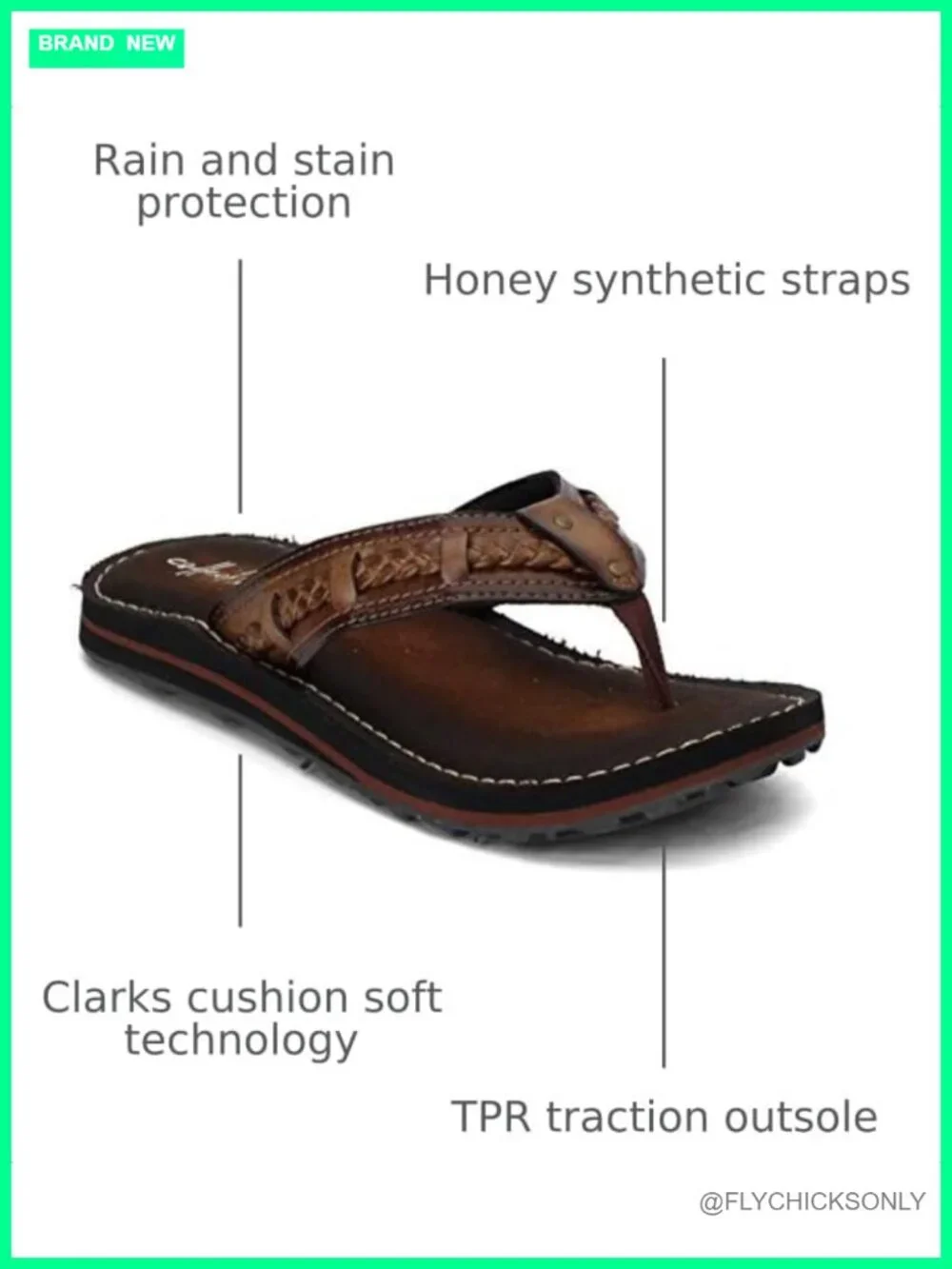 Faux Leather Braided Flip Flops with Cushion Soft Comfort
